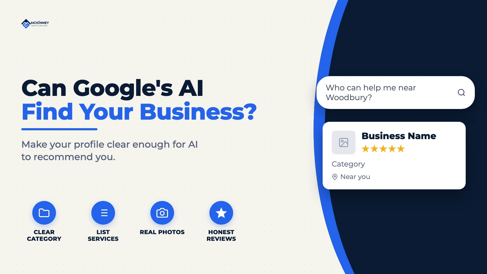 Optimizing your Google Business Profile so Google's AI can find and recommend your business