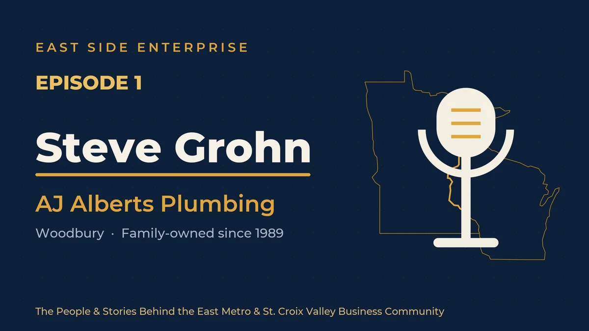 East Side Enterprise Episode 1 with Steve Grohn of AJ Alberts Plumbing and Water Conditioning
